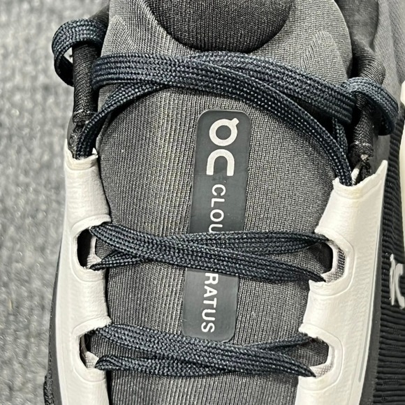 ON Cloudstratus 3 Mens 9 Black Frost Running Shoes Athletic Sneakers 3MD30111197 - Picture 7 of 12